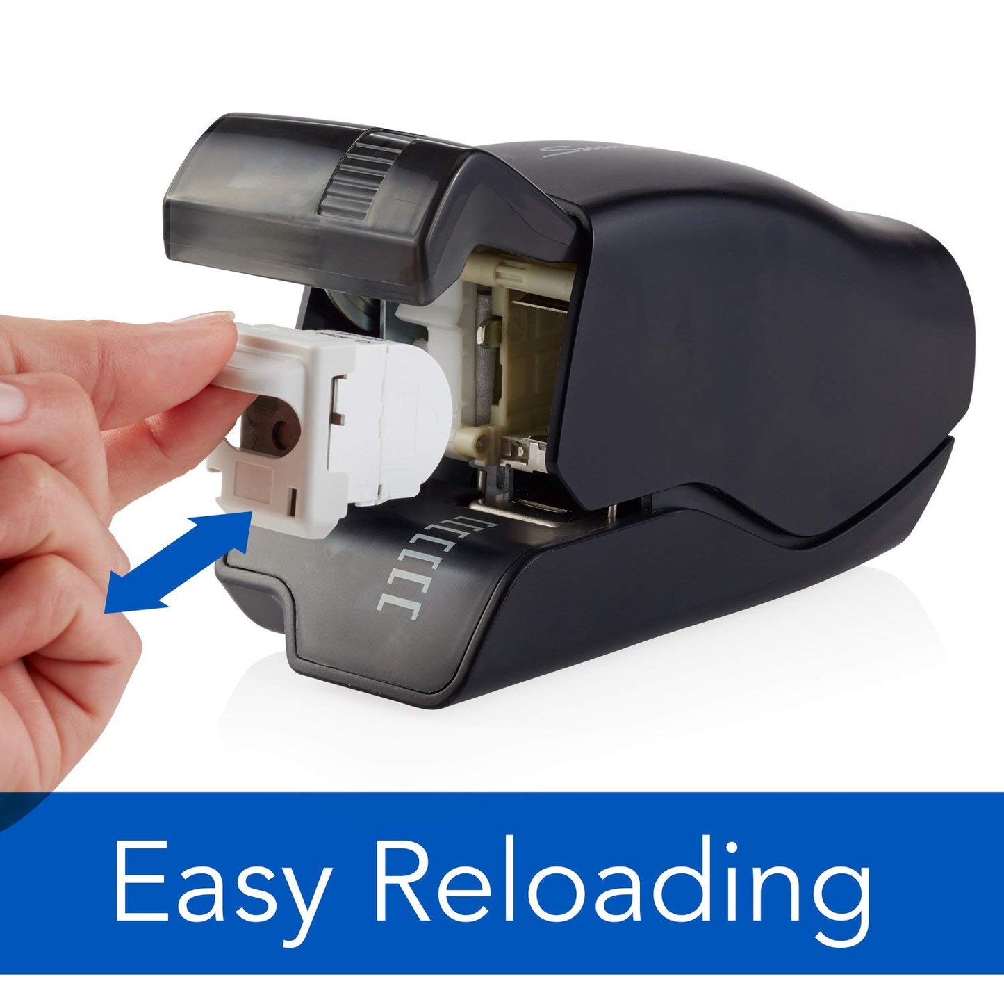 Swingline 502e Desktop Electric Stapler Staple Cartridge, 1500 Staples/Cartridge, 2 Cartridges/Pack, 1 Pack (S7050051)