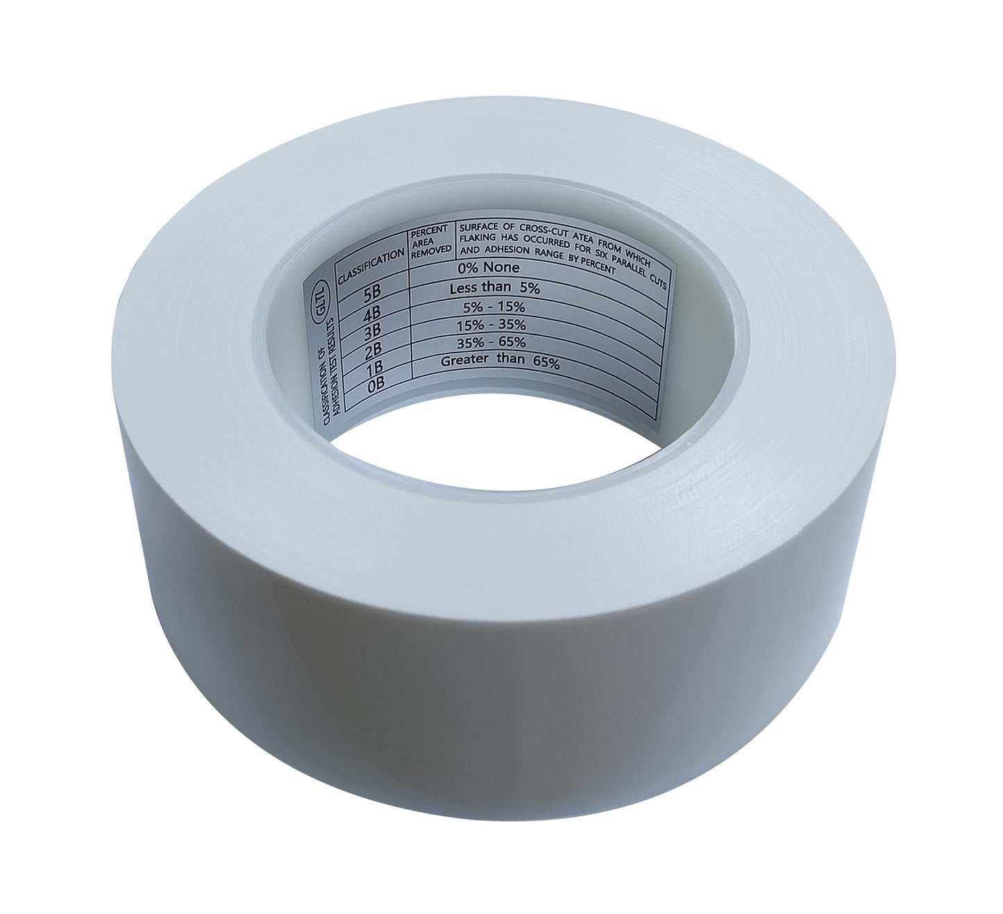 GLTL ASTM D3359 Cross Hatch Adhesion Test Tape No Residue Fibre Base L=25M White