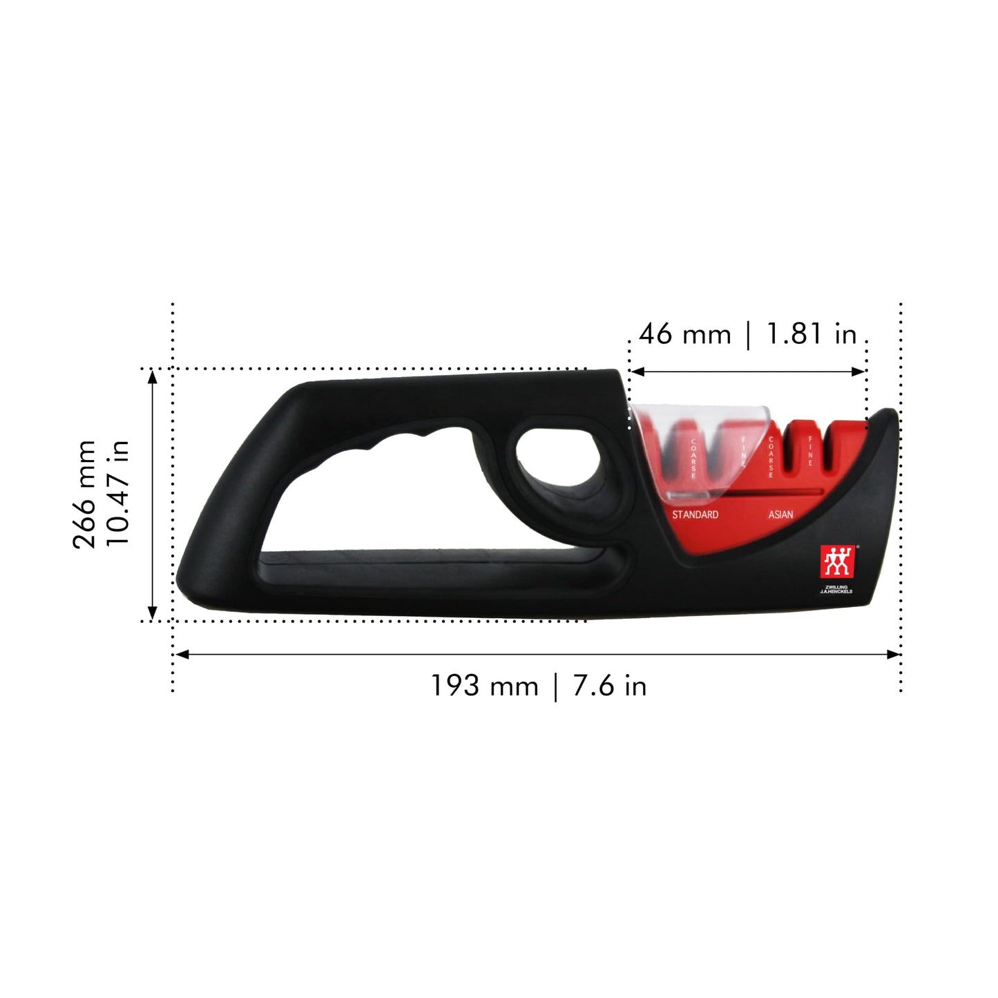 ZWILLING J.A. Henckels 32602-001 4-Stage Pull Through Knife Sharpener