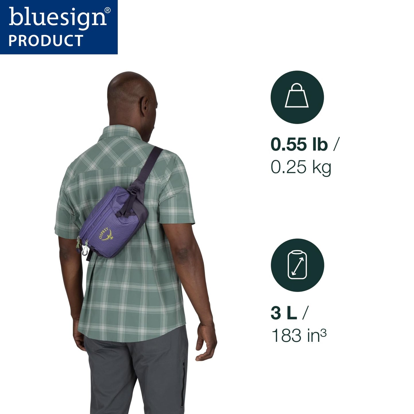Osprey Transporter Commuter Waist Pack, Pine Leaf