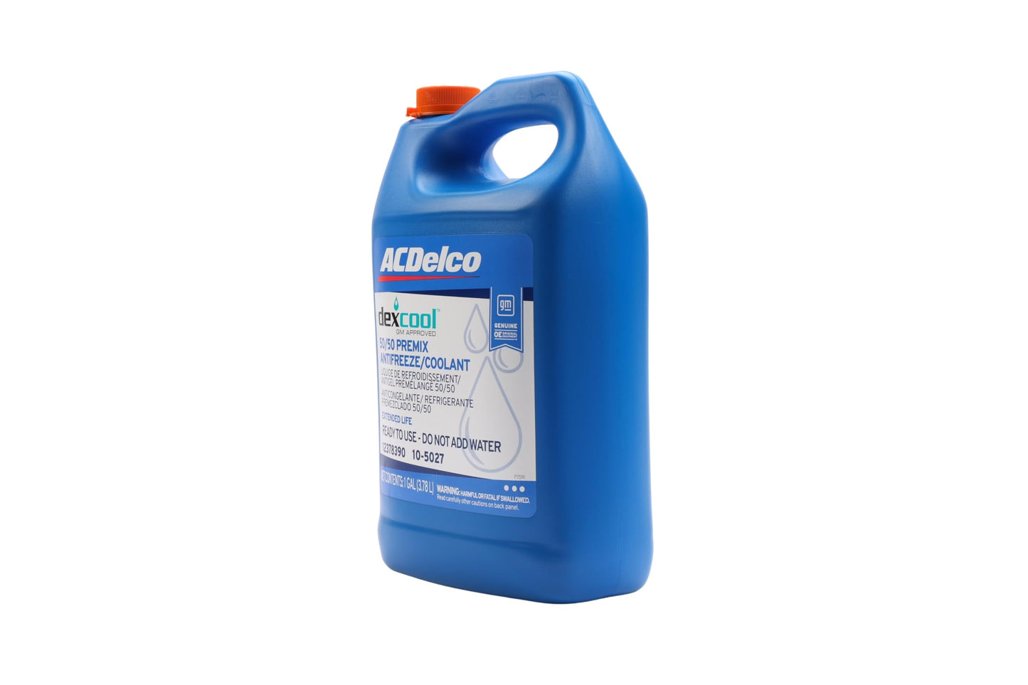 ACDelco GM Original Equipment 10-5027 Dex-Cool 50/50 Pre-Mix Engine Coolant - 1 gal