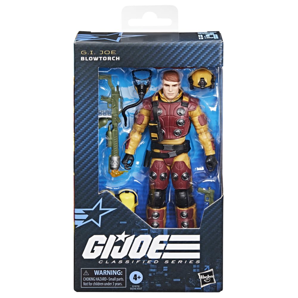 G.I. Joe Classified Series #154, Blowtorch, Collectible 6 Inch Action Figure with 10 Accessories