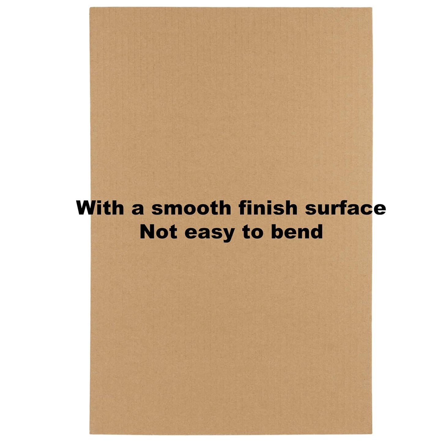 SHEUTSAN 100 Pack 8.5 x 11 Inch Brown Corrugated Cardboard Sheets, Brown Flat Cardboard Sheets for Albums Cover, Scrapbooking, Documents Prints Backing
