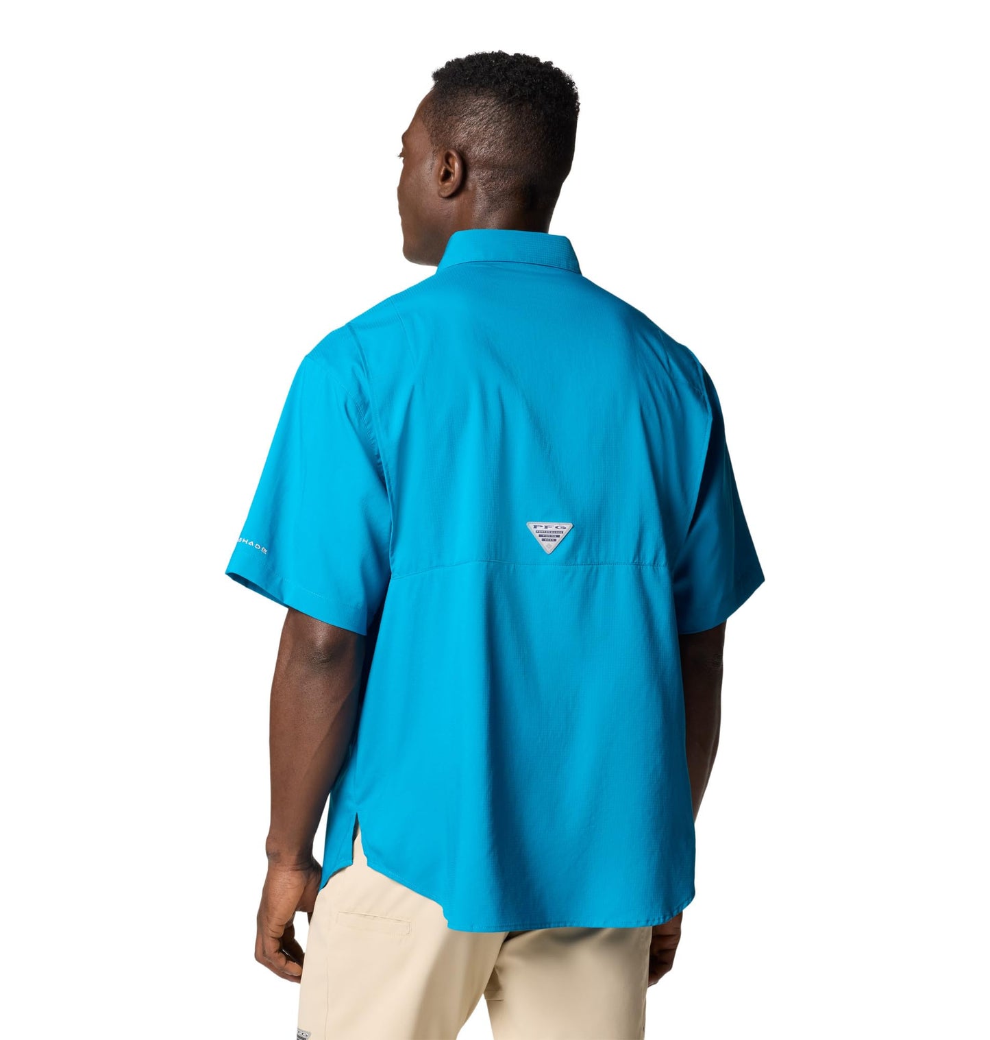 Columbia Men's PFG Tamiami II Short Sleeve Shirt, Blue Echo, 2X Tall