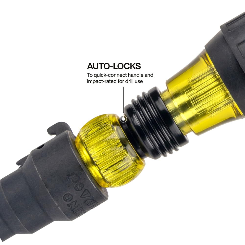 Klein Tools 85091HD Flip Socket Conduit Reamer, 3-in-1 Impact-Rated Tool for 1/2-Inch, 3/4-Inch, 1-Inch Conduit, Magnetic Bit Holder