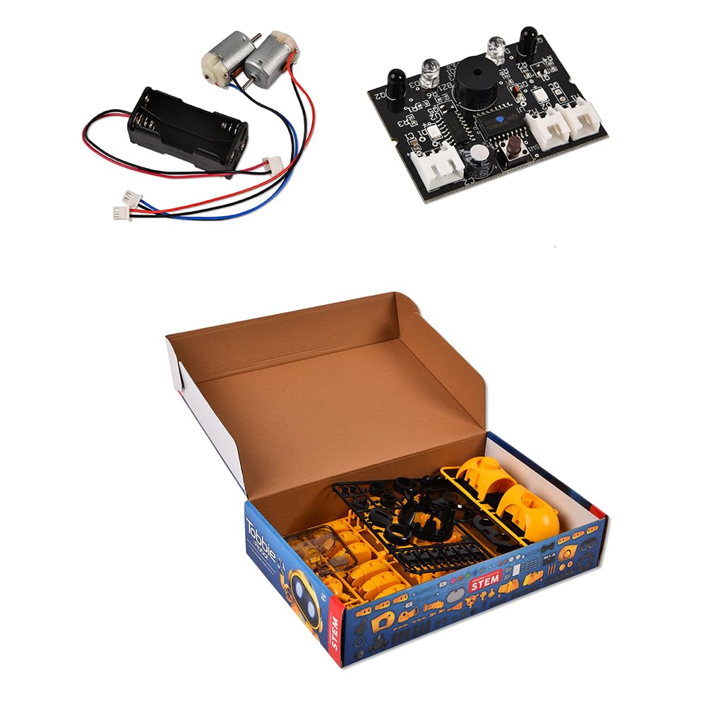 CIC Kits Tobbie Robot Smart Companion | Educational STEM Engineering Toys for Kids & Teens | Bilingual Manual English & Français