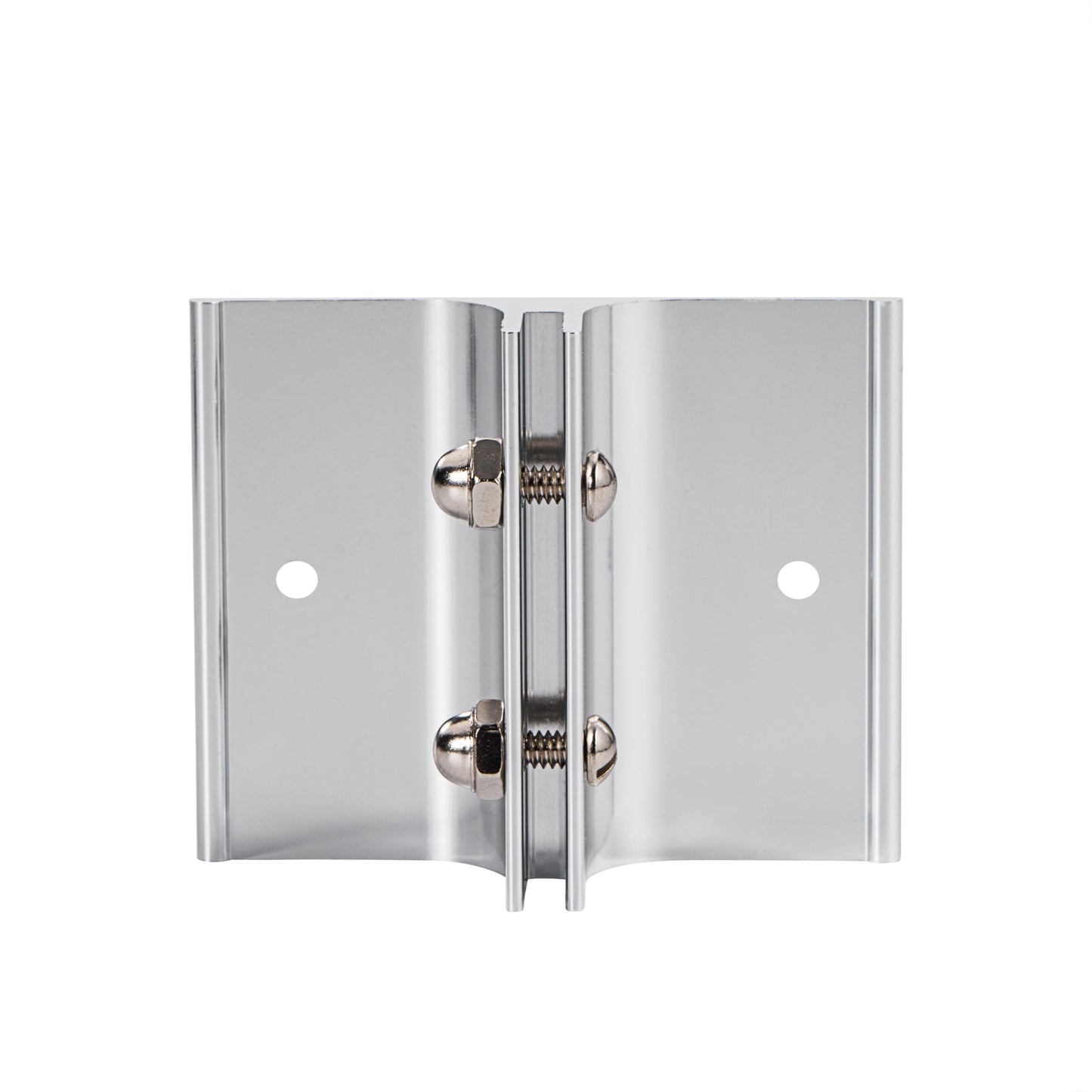 SINKAA Aluminum Corridor Sign Holder, 10 Pack Direct Sign Mount Bracket, Silver, 2" Length, 1/8" Substrate, Wall Mount, Easy to Install