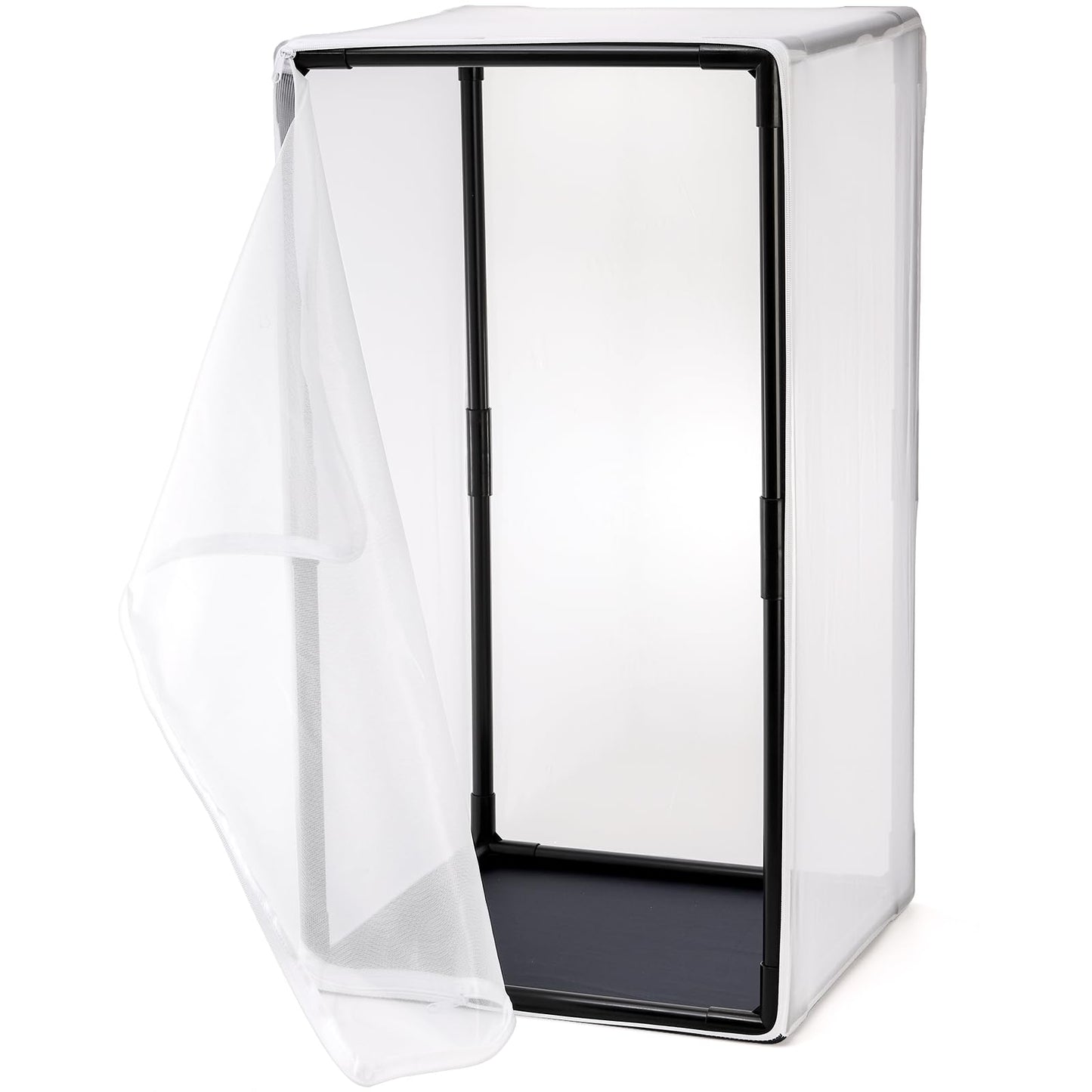 Kingrol Outdoor Insect & Butterfly Habitat Cage - Mesh Plant Enclosure for Pest/Bird Protection, Ideal for Breeding Butterflies, Soldier Flies, Ladybugs - 16.5 x 16.5 x 31 Inch