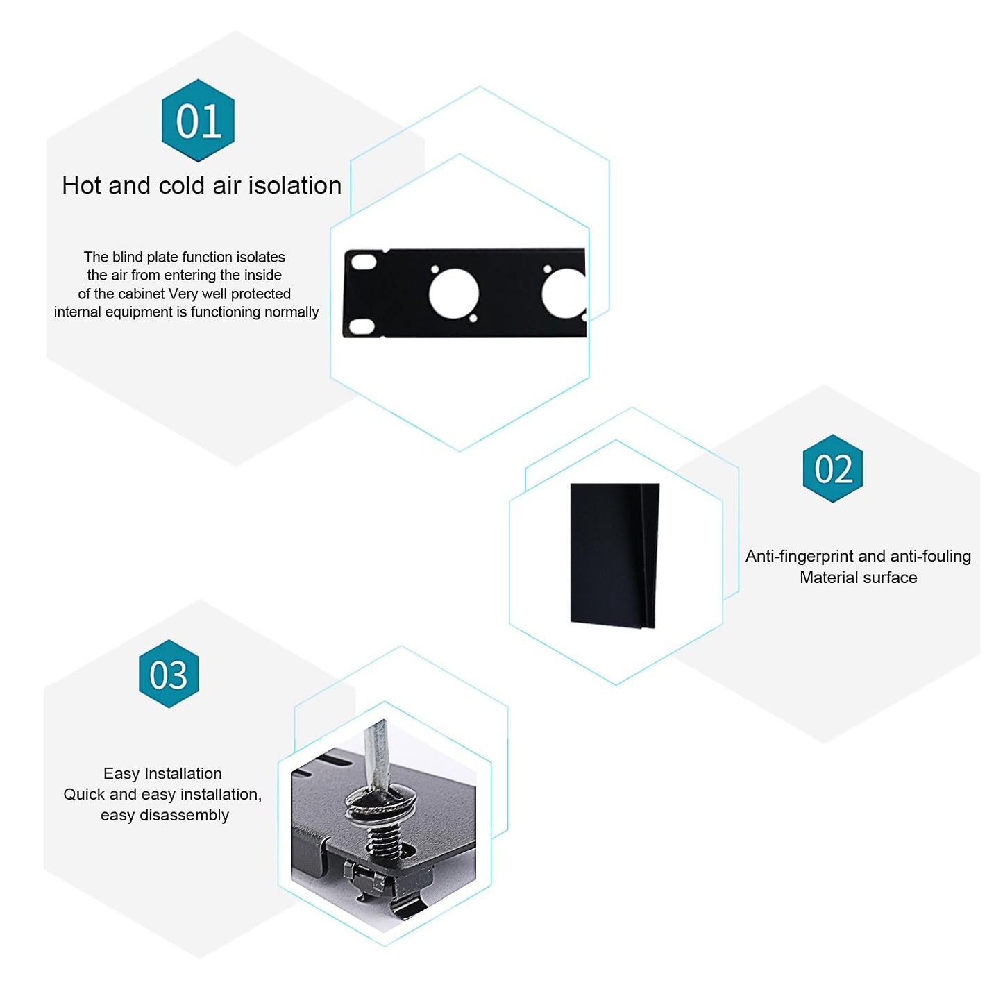 XLR HDMI Audio Rack Mount Panel, Hinged D-Series Punched Metal HDMI Rack Mount Connectors for 19" Enclosure Server Computer Equipment Studio (16 Port, 1U, 12 Port)