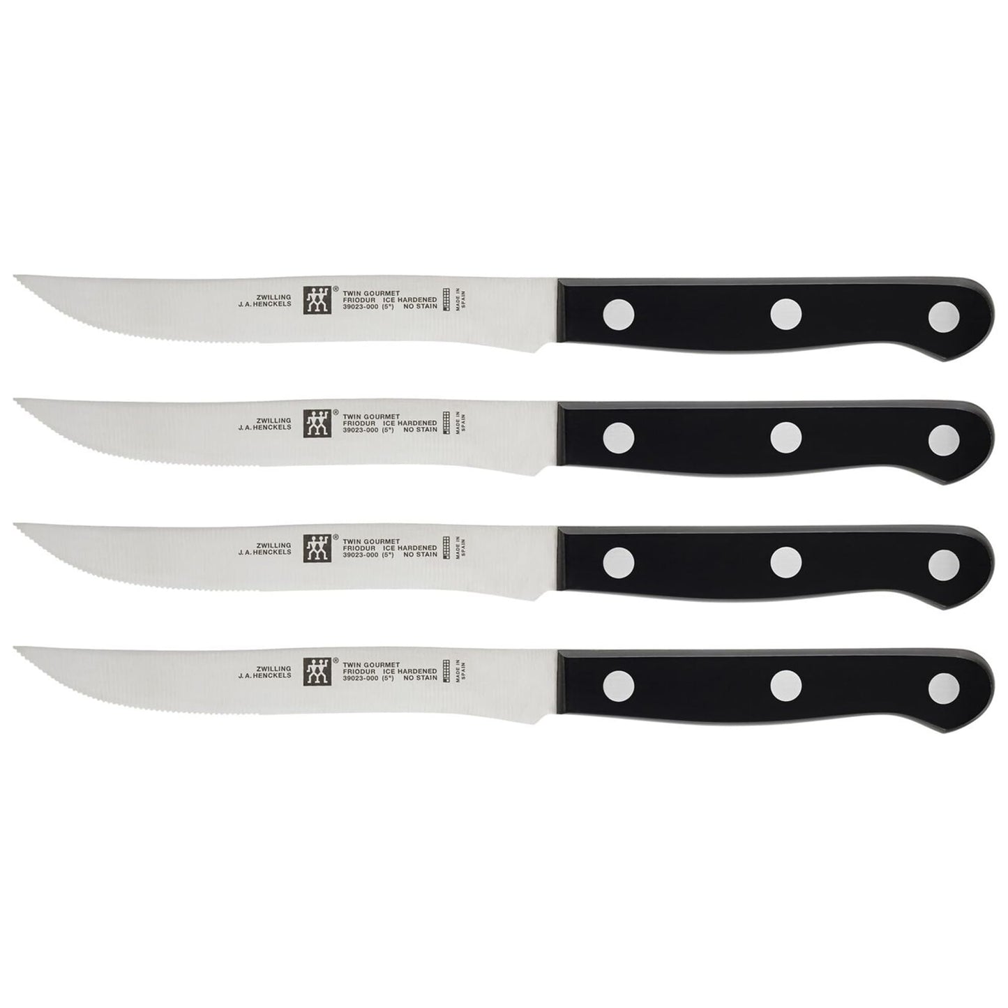 Zwilling J.A. Henckels 39123-000 Twin 4-Piece Steak Set, Stainless Steel, 20.32 x 1.27 x 1.27 cm