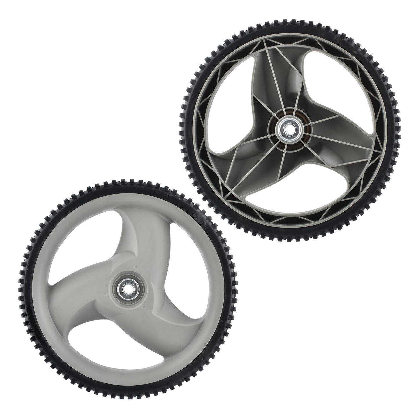 12-inch Lawn Mower Wheel 532433121 Replacement for Craftsman Fit for Husqvarna for Poulan Pro Lawnmower, 2 pcs