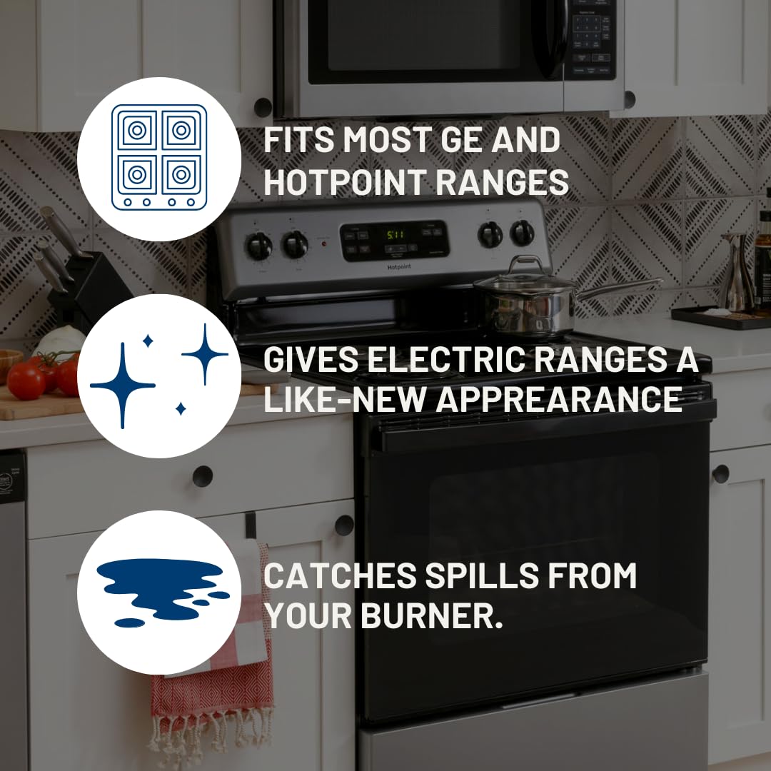 GE ‎GE68P Porcelain Kit Drip Pans