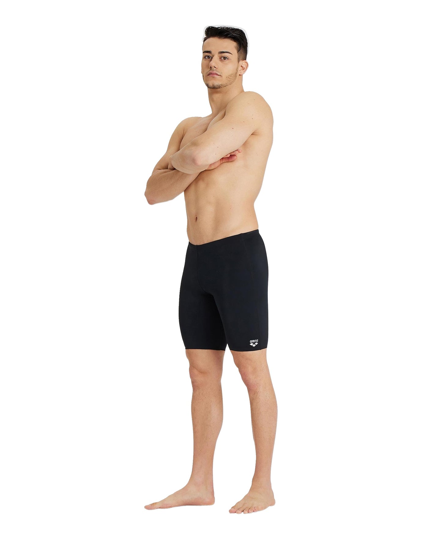 ARENA Feel Dynamo Jammers for Men - Swimwear for Racing & Training, Quick-Dry, Low Drag - Men's Swim Jammers Black
