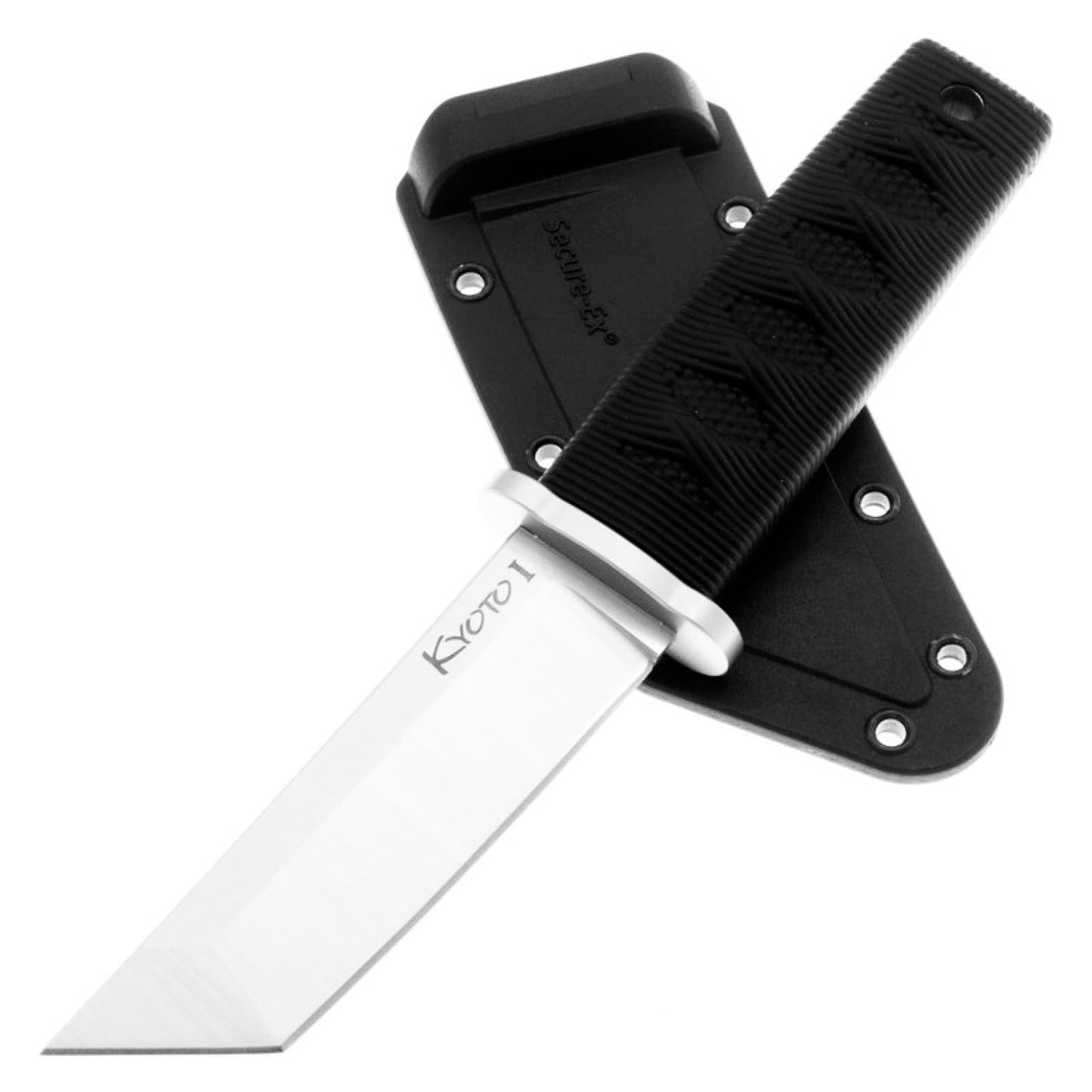 Cold Steel Kyoto I / 6-5/8" Overall / 3.25" Blade / 3mm Thick / 8Cr13MoV / 3-3/8" Kray-Ex™ Handle/Belt Clip
