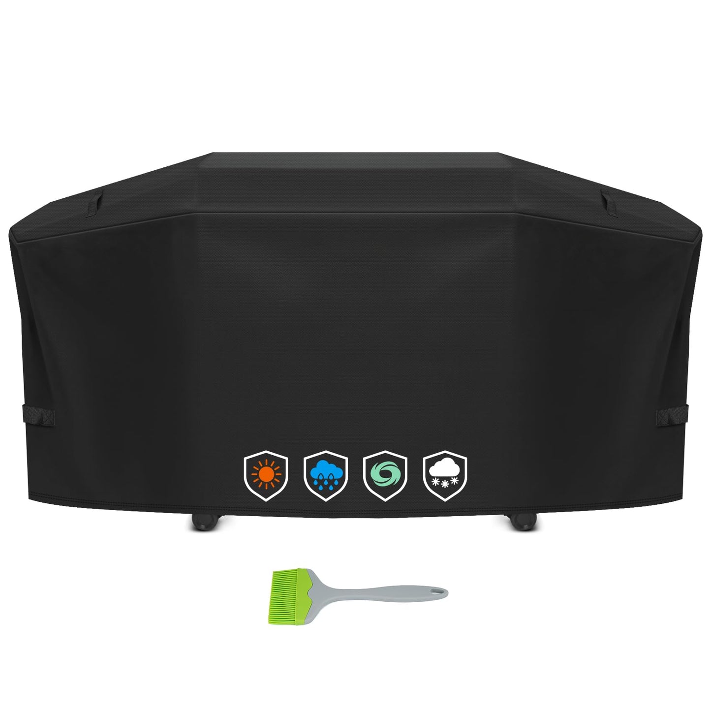EZ-DONGTENG Heavy-Duty 600D Grill Cover fit for Weber Slate 36" Flat Top Griddle Grill，3400120 Weber Slate 36" Griddle Outdoor Waterproof Griddle Cover