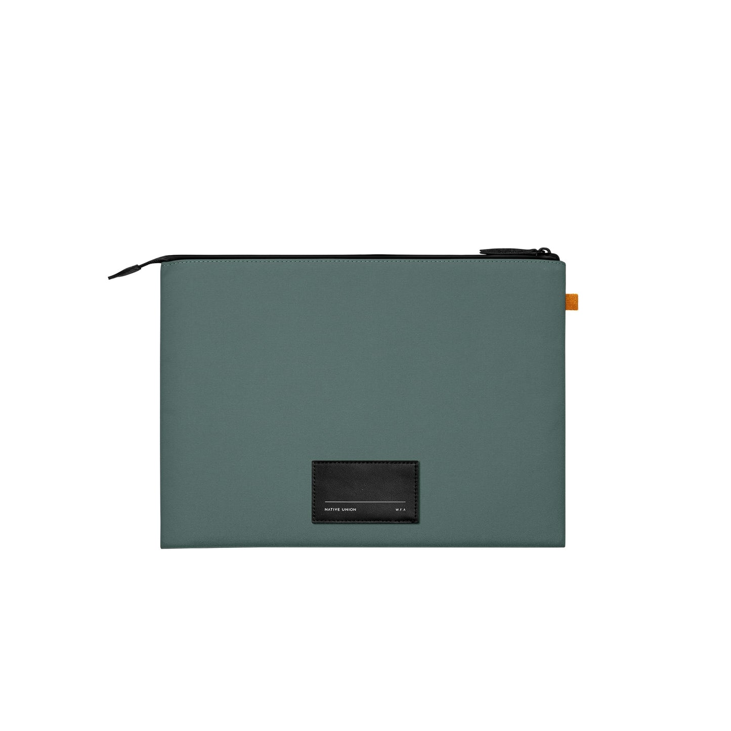 Native Union W.F.A MacBook Sleeve 14" – Minimalist Slim Sleeve Made of Recycled Materials – 360-Degree Protection – Compatible with MacBook Pro 14” M4(2024), Pro 13” M2 & Air 13" M3– Slate Green
