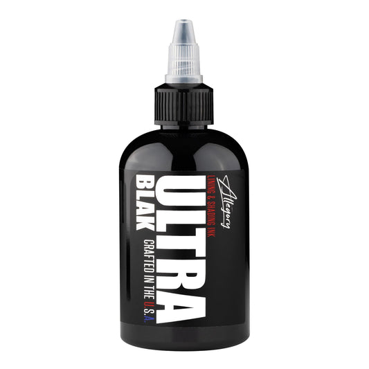 Allegory Tattoo Ink – Ultra Blak, Premium Black Tattoo Ink 8oz
