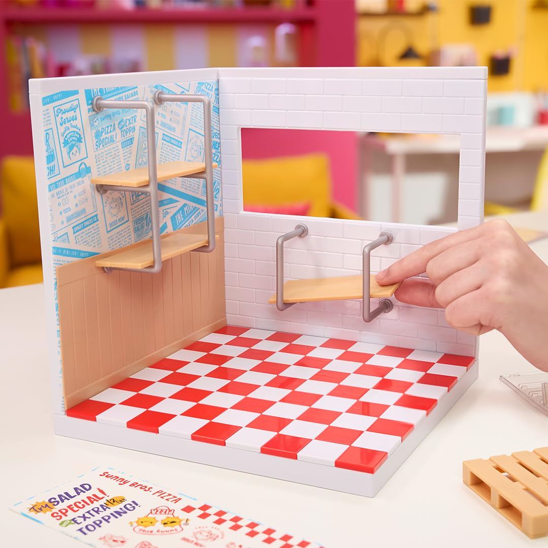 MGA's Miniverse™ Make It Mini Spaces™ Pizza Shop, Building Set, Customize, DIY Crafts, Rooms, Hobby, Collectors, Display, Gifts, 8+