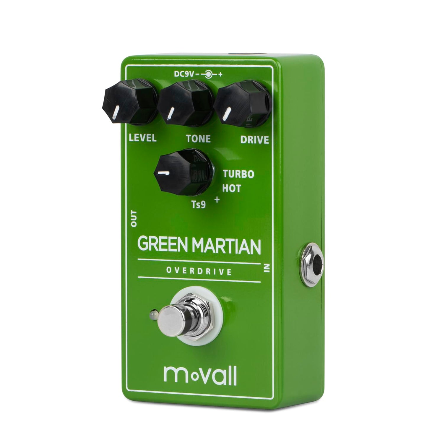 Overdrive Guitar Effect Pedal - Movall MP105 Green Martian