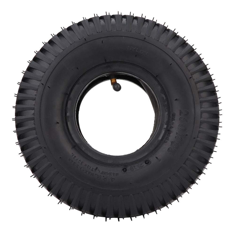 3.00 4 Tire Inner Tube, Wear Resistant Rubber Tier Wheelchair Mobility Scooter Tires 260X85 Tire and Inner Tube for Scooter Wheelchair
