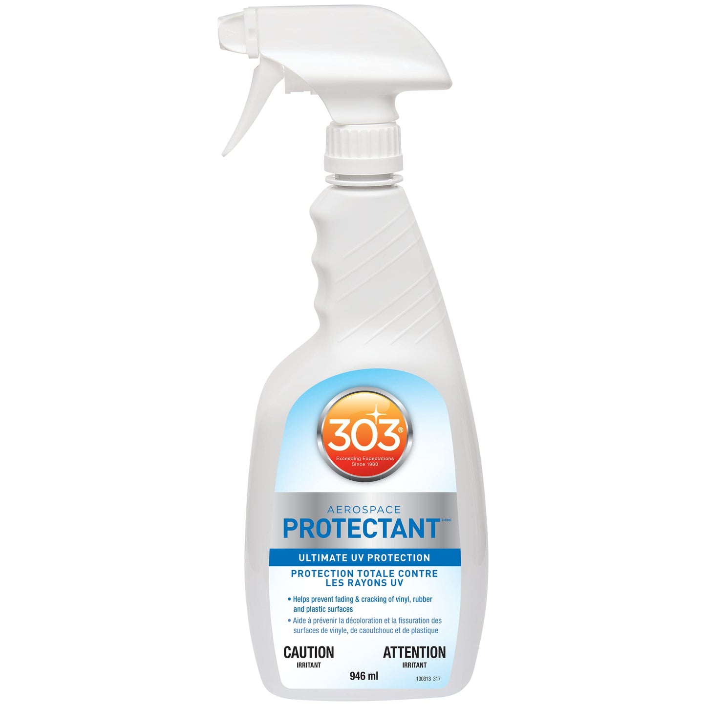 303 Products Aerospace Protectant Spray, UV Protection, Repels Dust, Dirt, & Staining, Matte Finish, Restores Like-New Appearance, Outdoor Cleaning Supplies 946mL (130313)