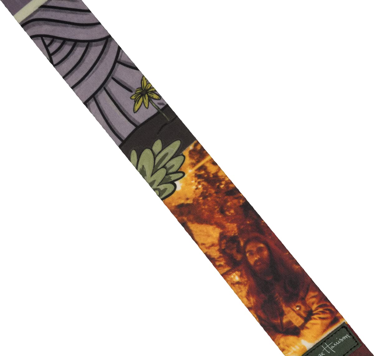 Fender George Harrison All Things Must Pass Friar Park Guitar Strap, Stocking Stuffers, Guitar Accessories, 2in