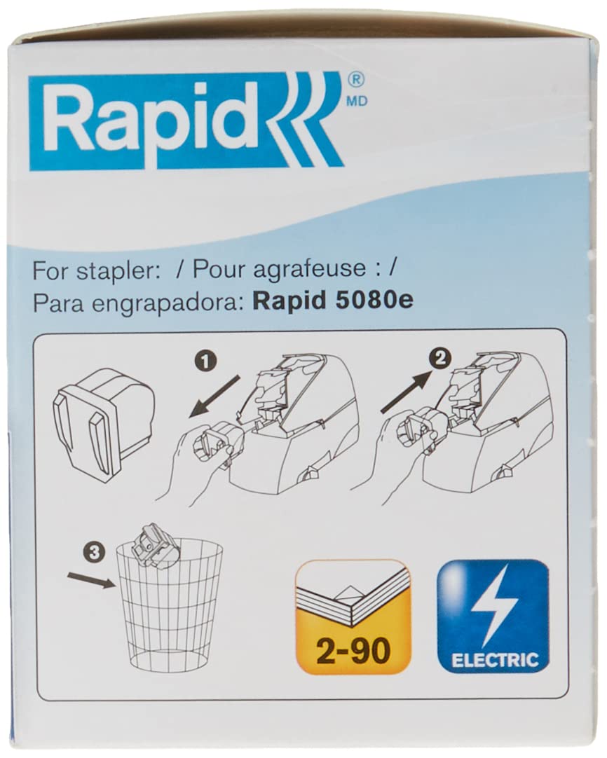 Rapid 5080e Replacement Staple Cartridge, 5,000 Staples, 1 Cartridge (90220)