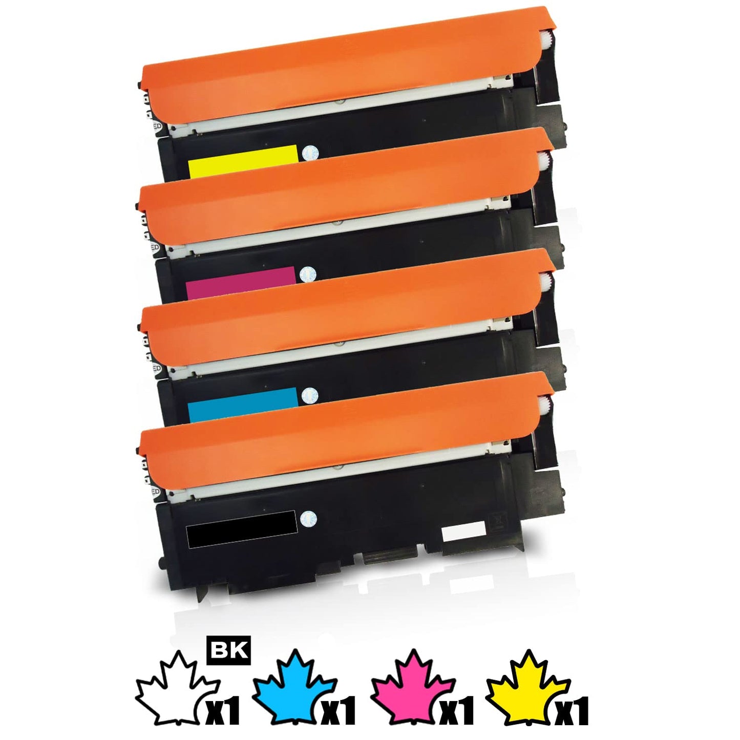 1 Set of 4 Inkfirst Compatible Toner Cartridges Compatible with Samsung CLT-K406S CLT-C406S CLT-M406S CLT-Y406S CLP-365 CLP-360 CLP-365 CLP-365W CLX-3305 CLX-3305FN CLX-3305FW Xpress C410W C460FW