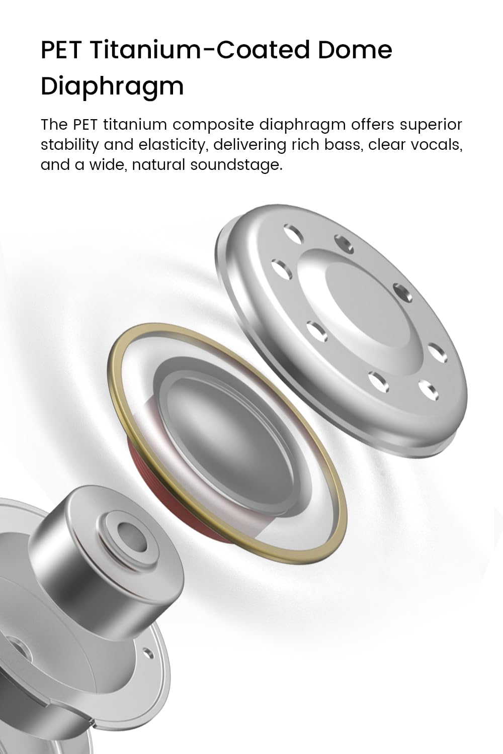 TANCHJIM Bunny Gaming Earphones with Single Dynamic Dual-Chamber Driver, Wired Earbuds IEM, 1DD 0.78 2pin Monitor with Bass Boot Maze Cavity, Entry-Level HiFi in-Ear Headphones with Mic - USB Type C