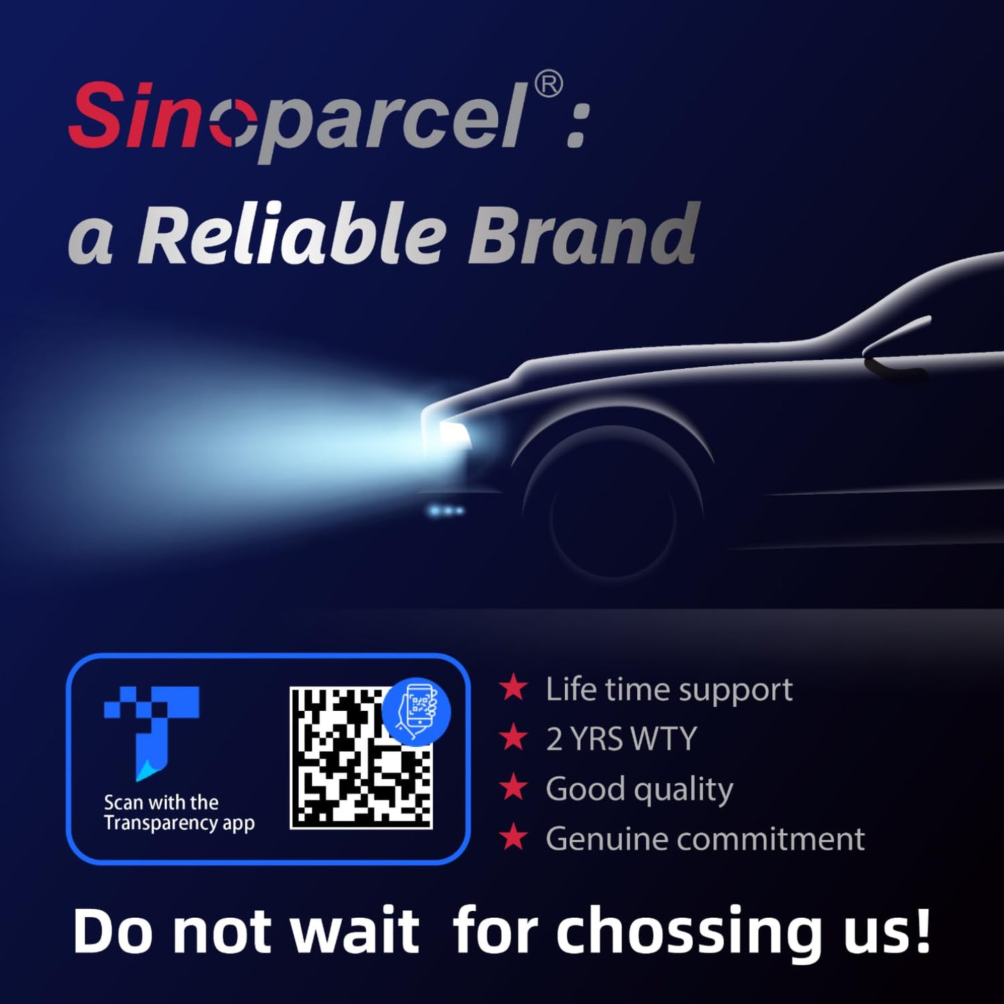 Sinoparcel D1S Xenon HID Headlights Bulb - 8000K 35W High Low Beam, 85415 66140 66144 66154 etc Replacement Bulb - Pack of 2