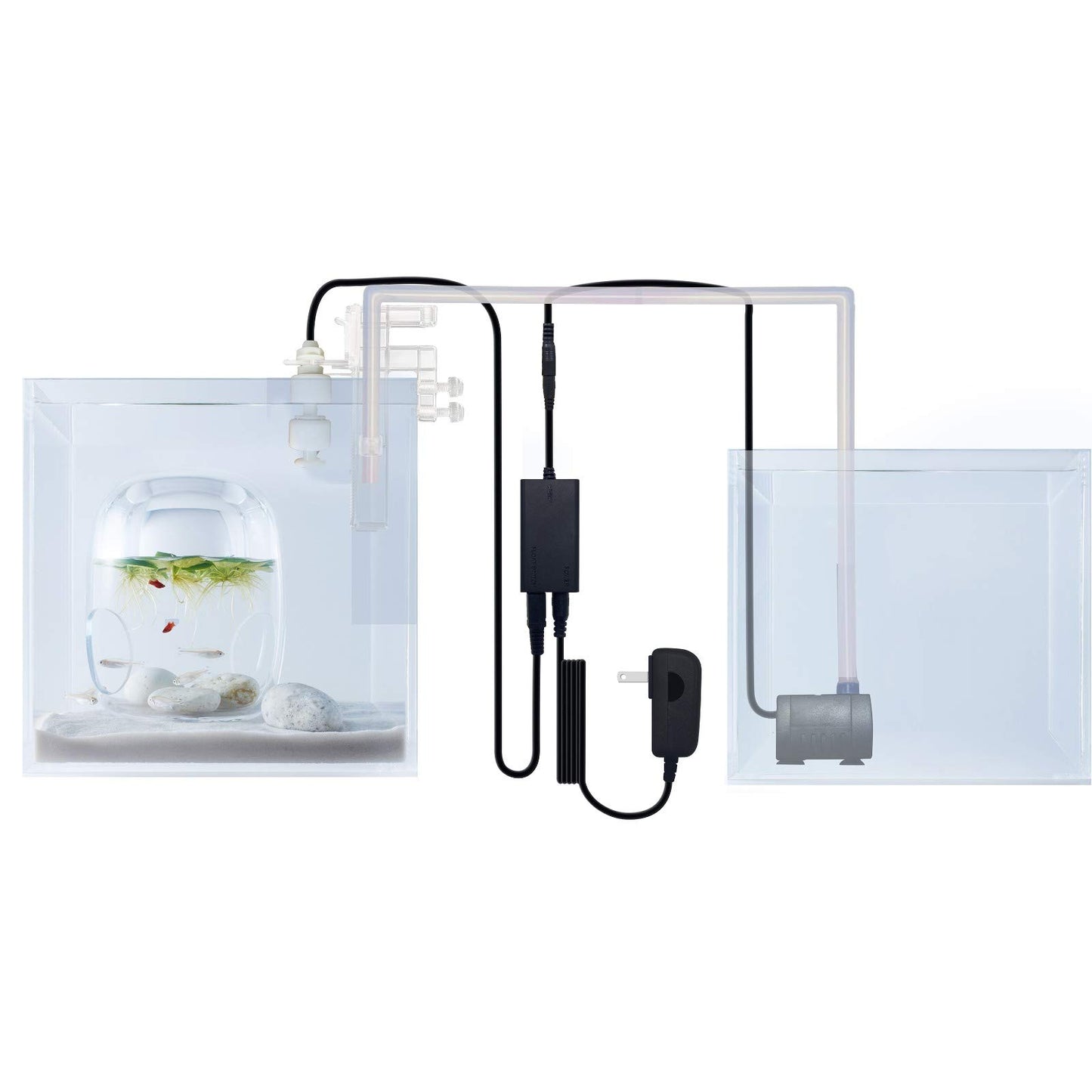DIGITEN Auto Top Off System, Fish Tank Sump Water Filler Refiller, Automatic ATO System for Aquarium with Pump