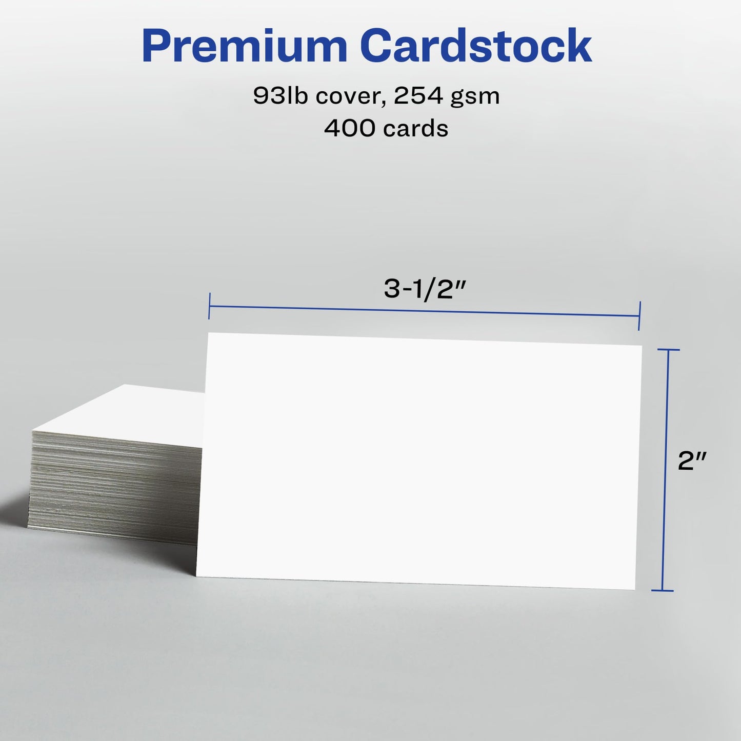 Two-Side Printable Premium Clean Edge Business Cards with