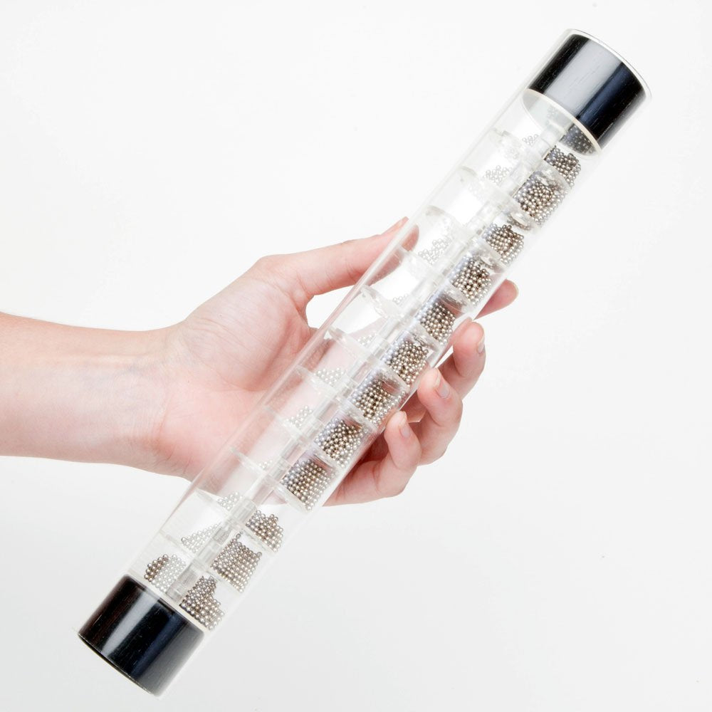 Bits and Pieces - Rain Fall Stick - Listen to Natural Sound of Rainfall and Watch Metal Balls Fall in Clear Acrylic Rain Stick - Music Rainstick
