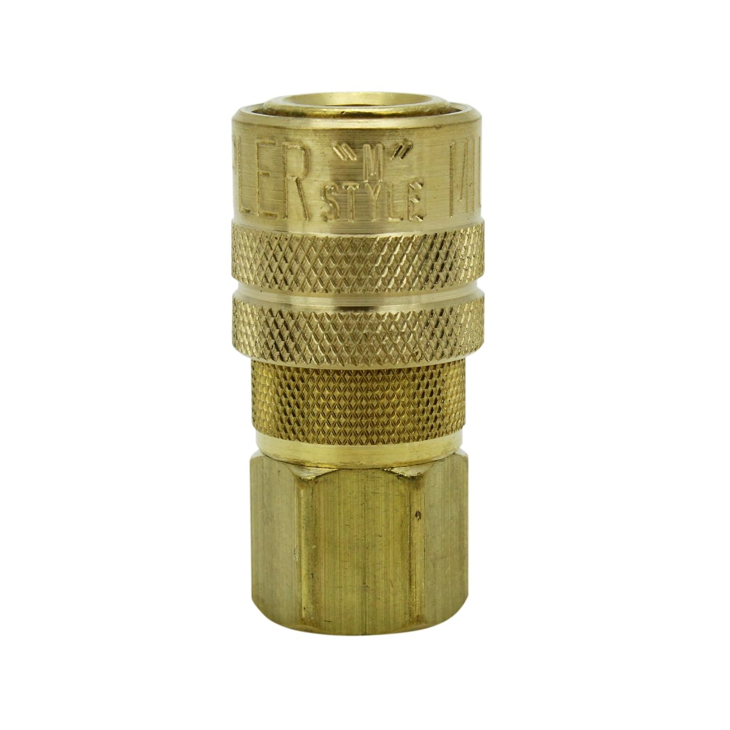Milton S-715-4 M/I-Style Brass Coupler