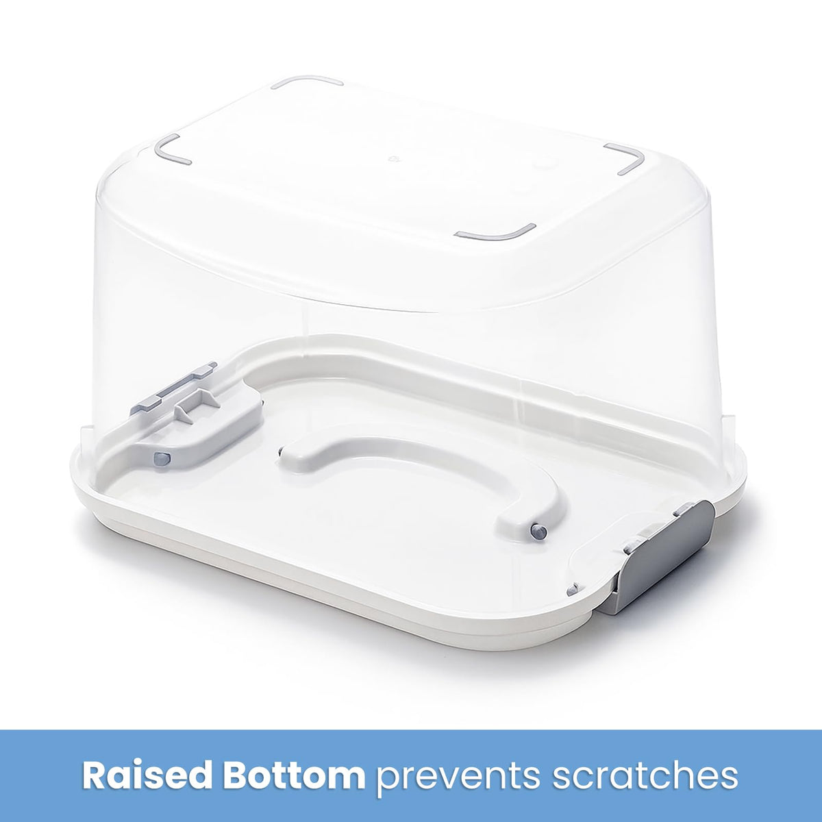 Elsjoy 8 Packs 5.5 Quart Plastic Storage Bins, Clear Storage Latch Box with Latching Lids, Stackable Organizing Bins Lidded Storage Container for Snacks, Cosmetics