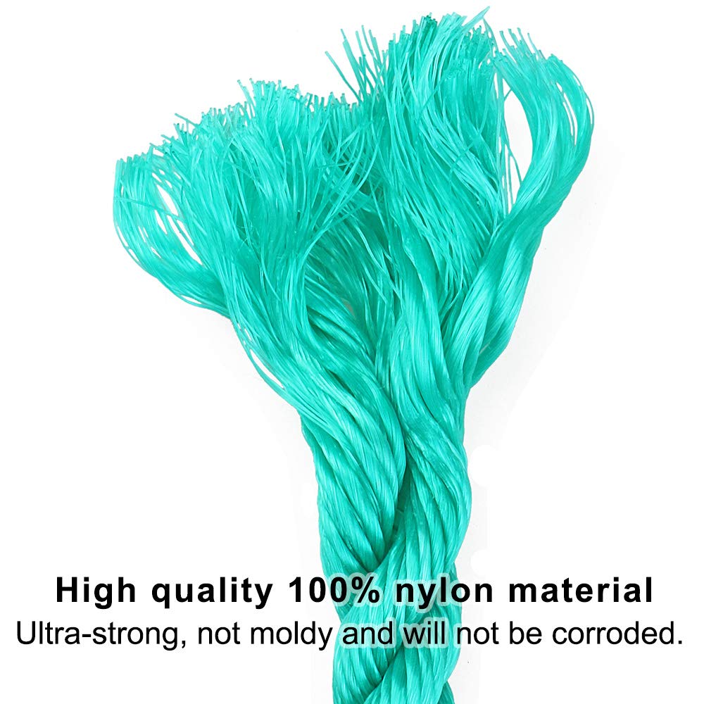 BeneLabel Climbing Cargo Net, Indoor/Outdoor Military Webbing Net, 100% Nylon Rope Ladder, Corrosion Resistant, 75cm x 195cm