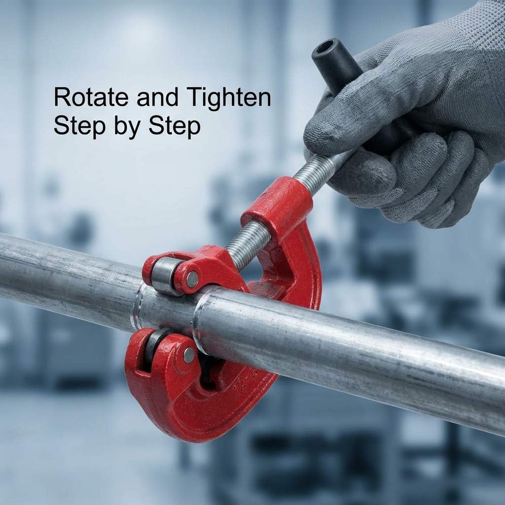 QWORK Heavy Duty Pipe Cutter, 1/8-inch to 2-inch Steel Pipe Cutter