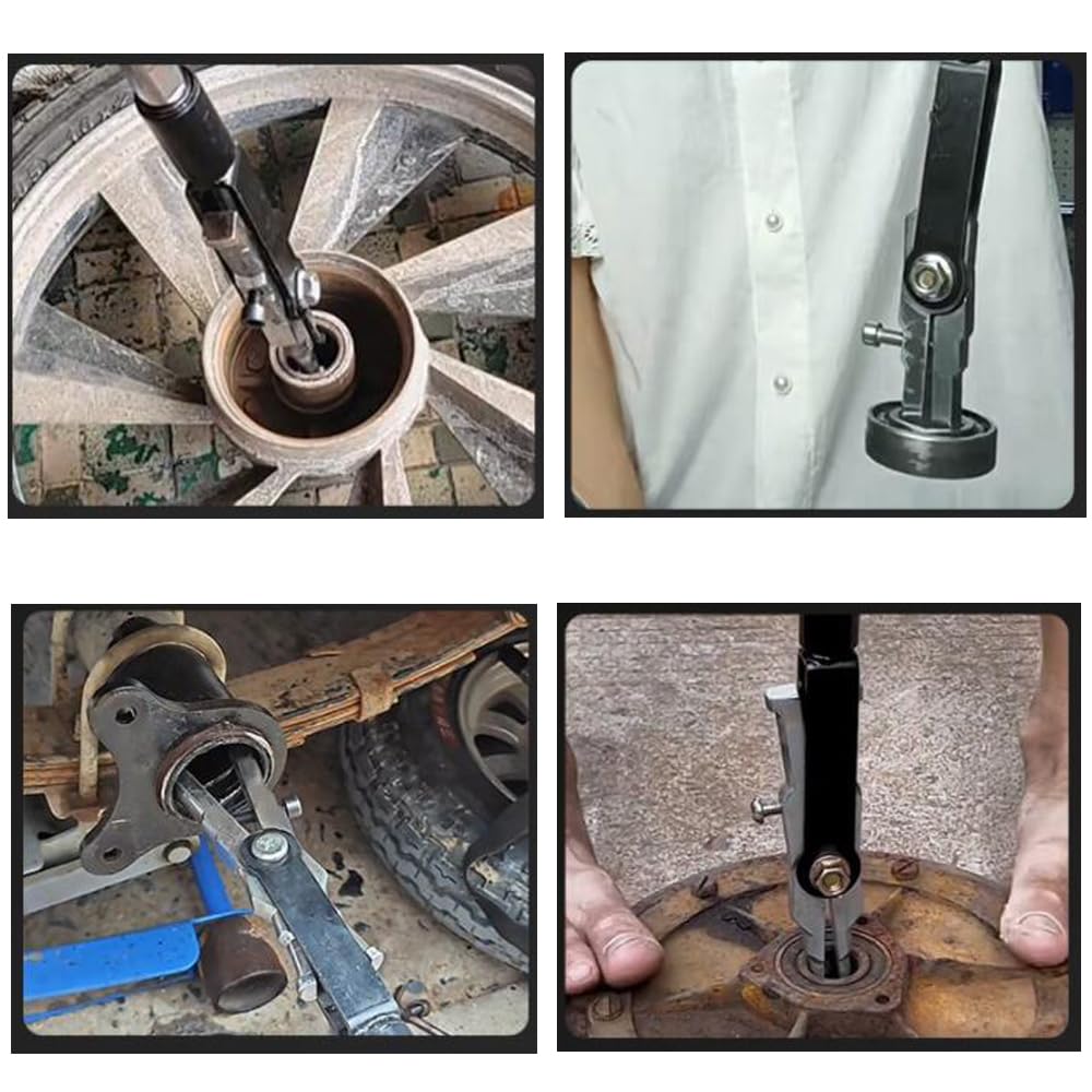 TIANAOKEJI Blind Inner Bearing Puller Internal Bearing Extractor Puller Slide Hammer Bearing Puller with Expandable Collets 10-50MM Insert Bearing Remover Tool