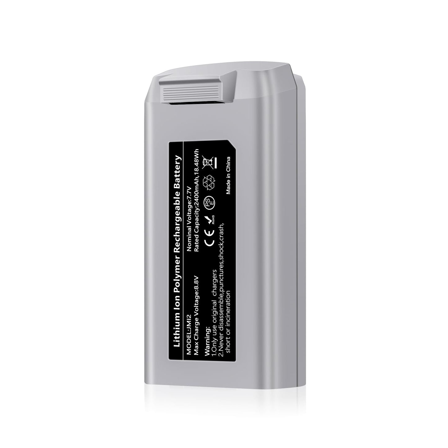 PoweLyt 1-Pack Mini 2 Series Intelligent Flight Battery 2400mAh Upgraded Drone Battery Supports up to 31 Minutes of Flying Time Fully Compatible with DJI Mini 4K/2/2 SE/SE Drone