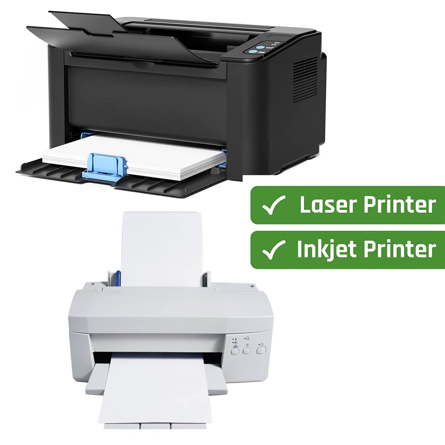 1" x 2-5/8" Shipping Address Labels 15000 Label Stickers Paper for Laser/Inkjet Printer 30 per Page Printable Mailing Labels - Matte, 500 Sheets