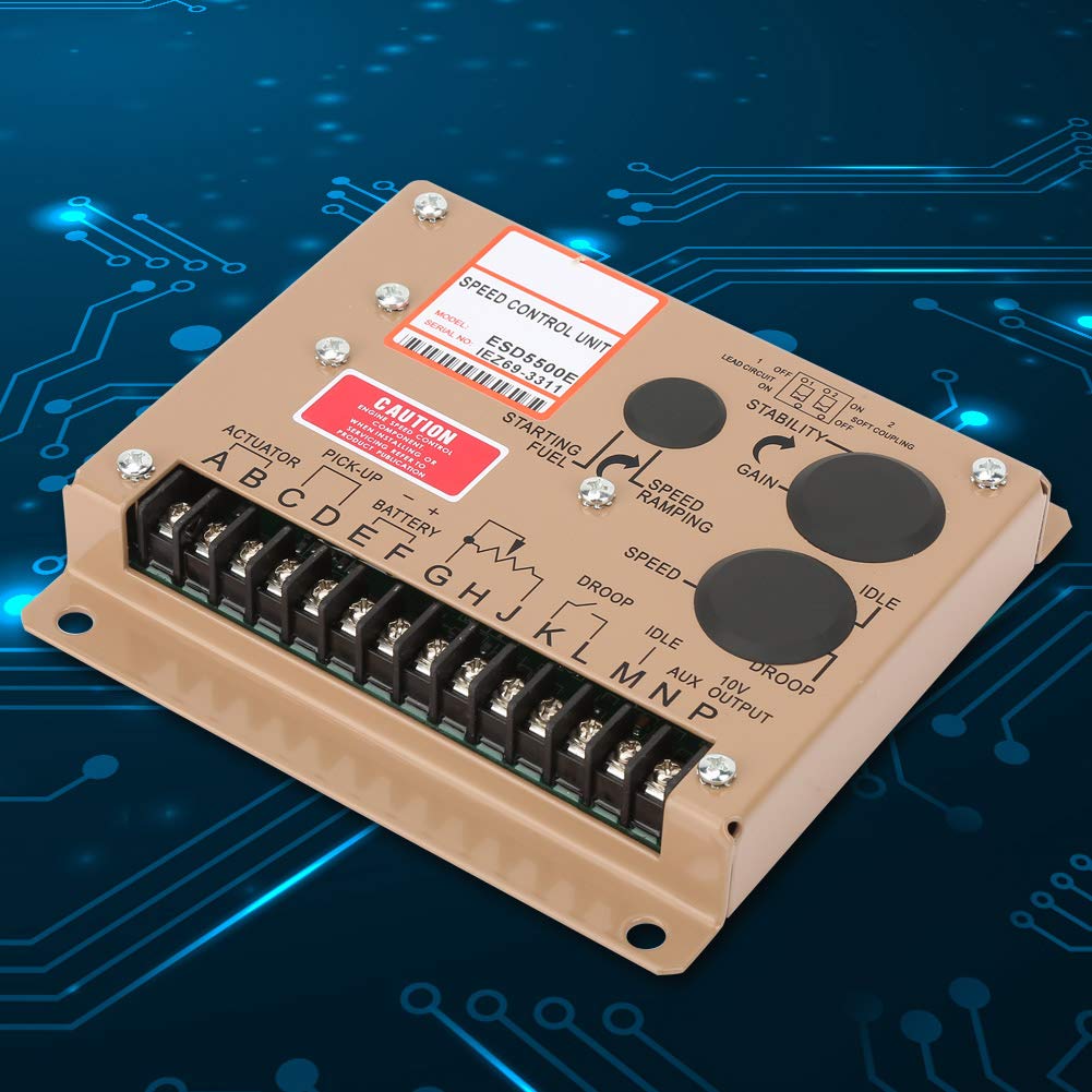Generator Controller Board, ESD5500E Electronic Engine Governor Engine Speed Controller Panel