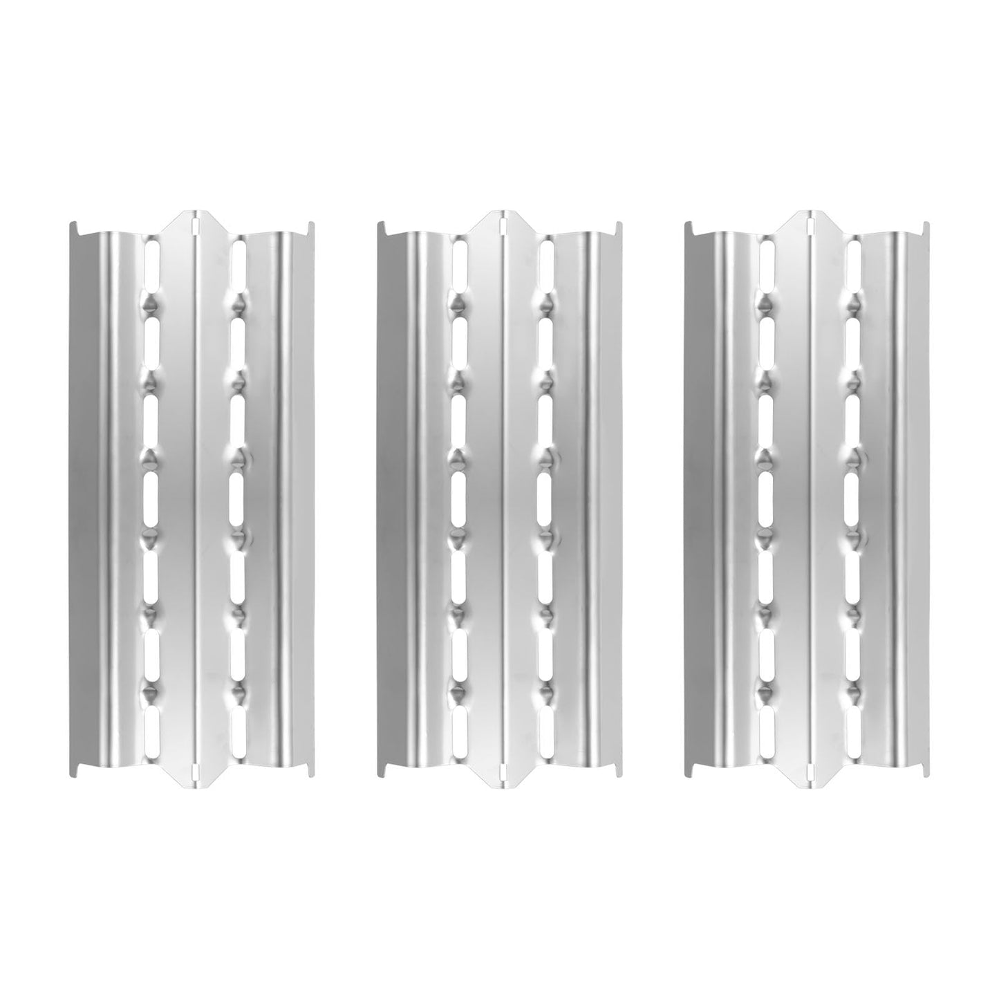 Flav-R-Wave Heat Plates for Broil King 18429,Signet,Monarch,Sovereign Gas Grill Model,Stainless Steel,13-3/4" × 6-1/4"