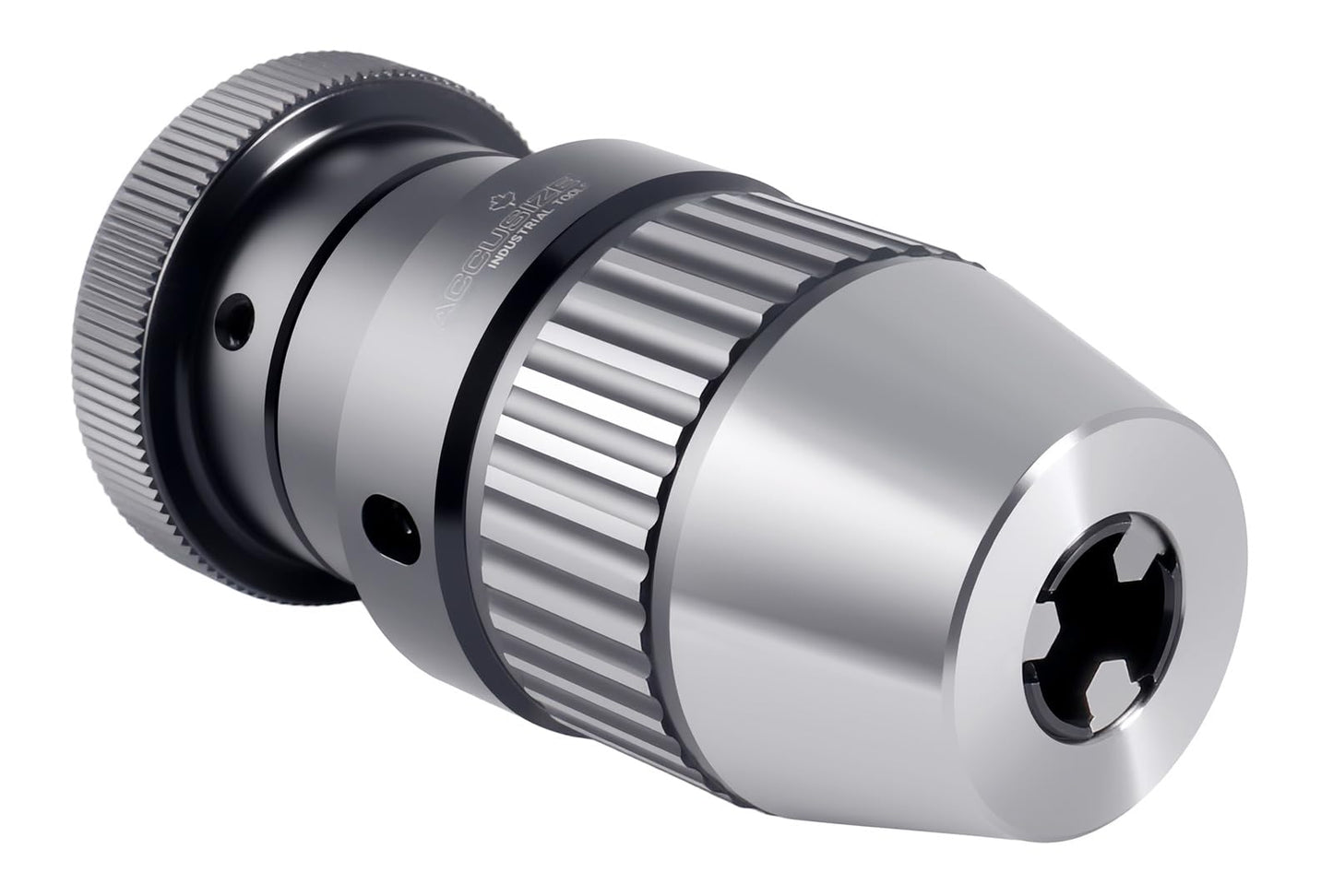 Accusize Industrial Tools Capacity 1/32-5/8 inch to 3Jt Precision Keyless Drill Chuck, 0222-0879