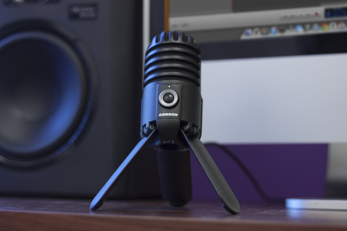 Samson Meteor Mic USB Studio Microphone, Cardioid, Titanium Black