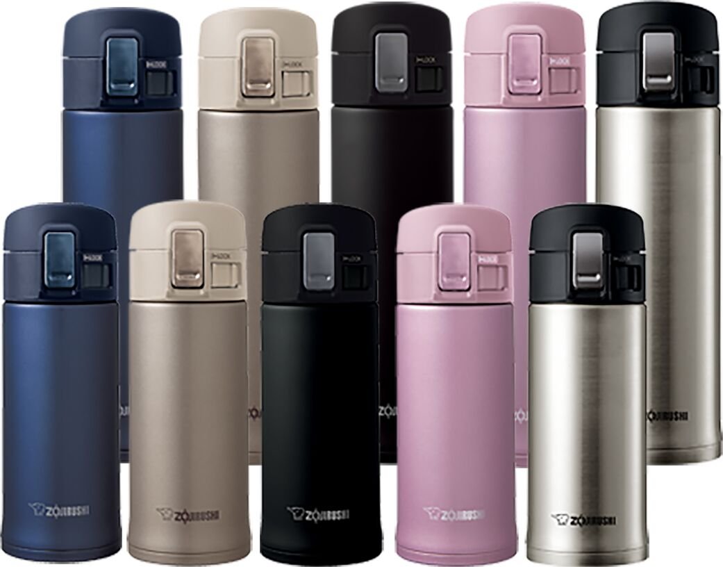Zojirushi SM-KHE48AG Stainless Steel Mug, 16-Ounce, Smoky Blue