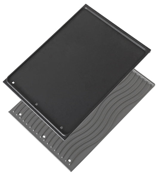 56040 56041 BBQ Griddle for Napoleon Prestige 500 Prestige Pro 500 665 825 and LEX 485 605 730 Series Grill Replacement Parts Cast Iron Reversible Griddle Insert BBQ Accessories