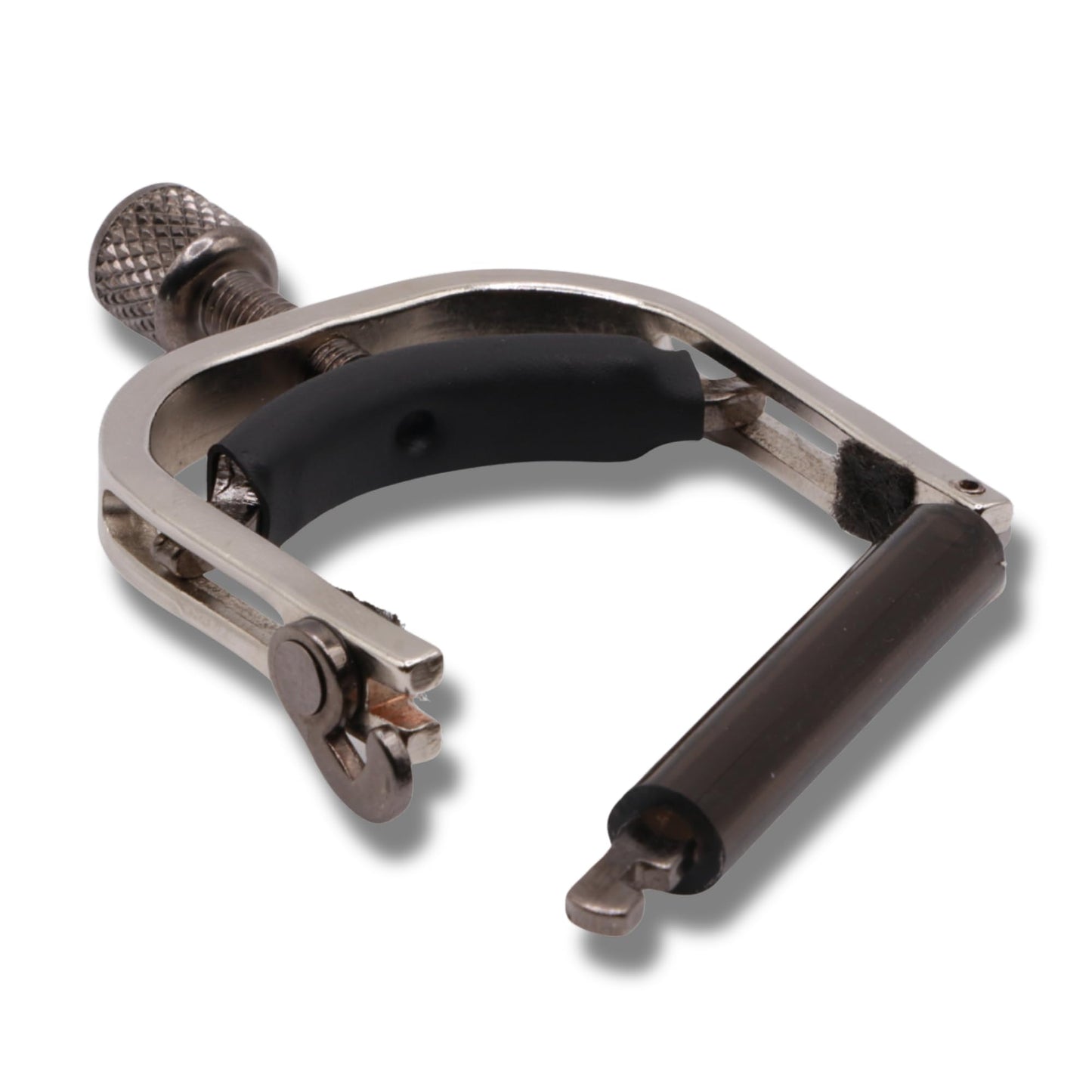 Banjo, Mandolin & Ukulele Capo – Nickel-Plated Steel, Handcrafted in USA – Adjustable Center Tension for Clean Sound (Capo- Paige)