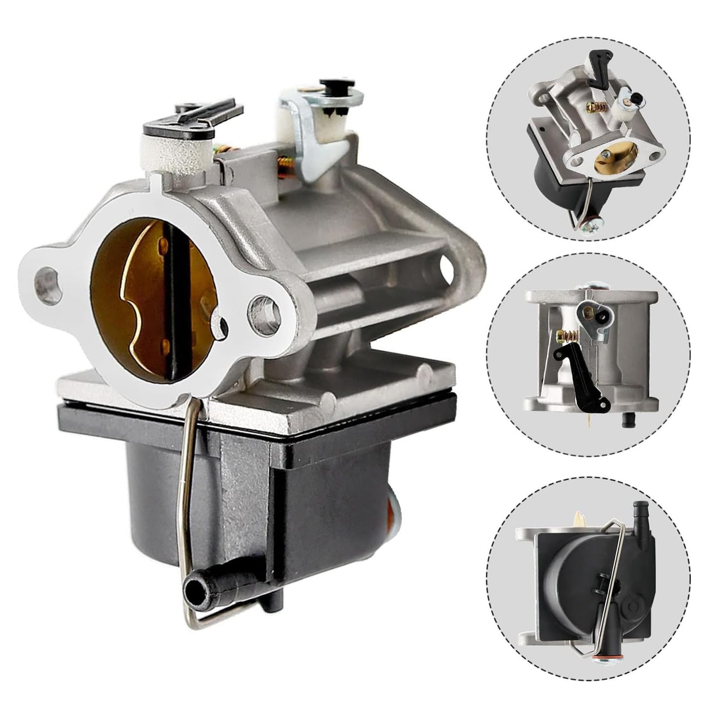 Anxingo 640065 640065A Carburetor Replacement for Tecumseh OHV125 OHV130 OVH135 OHV110 OHV115 OHV120 13-15HP Engine Lawn Mower Carb