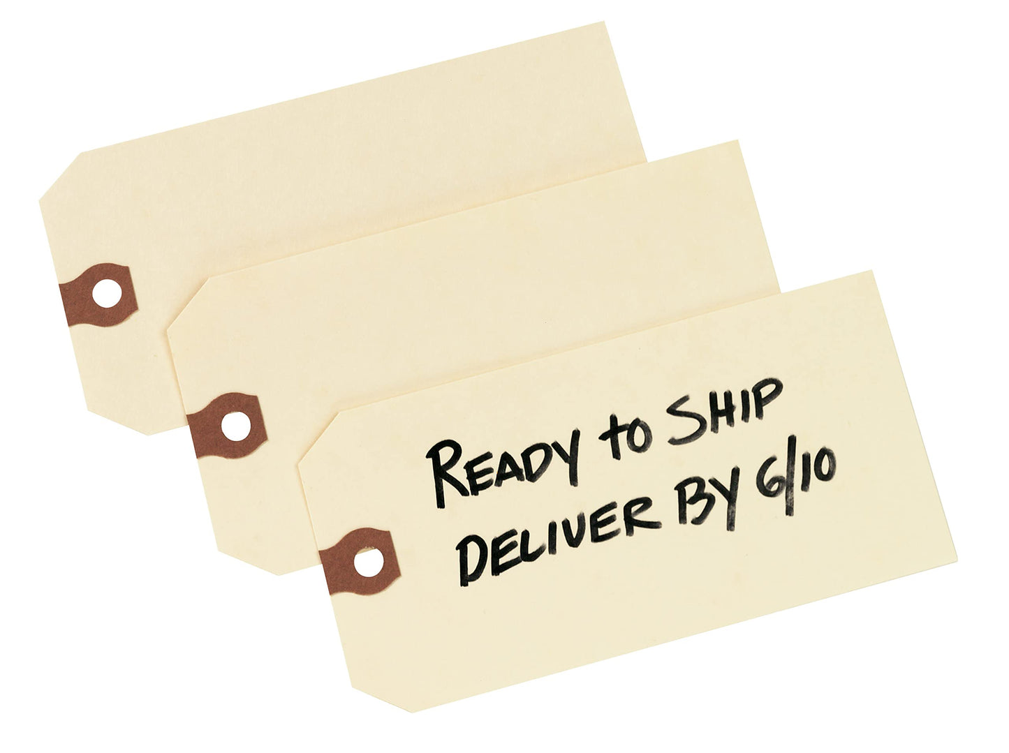 Manila Shipping Tags - Unstrung, Manila, 3-3/4" x 1-7/8"