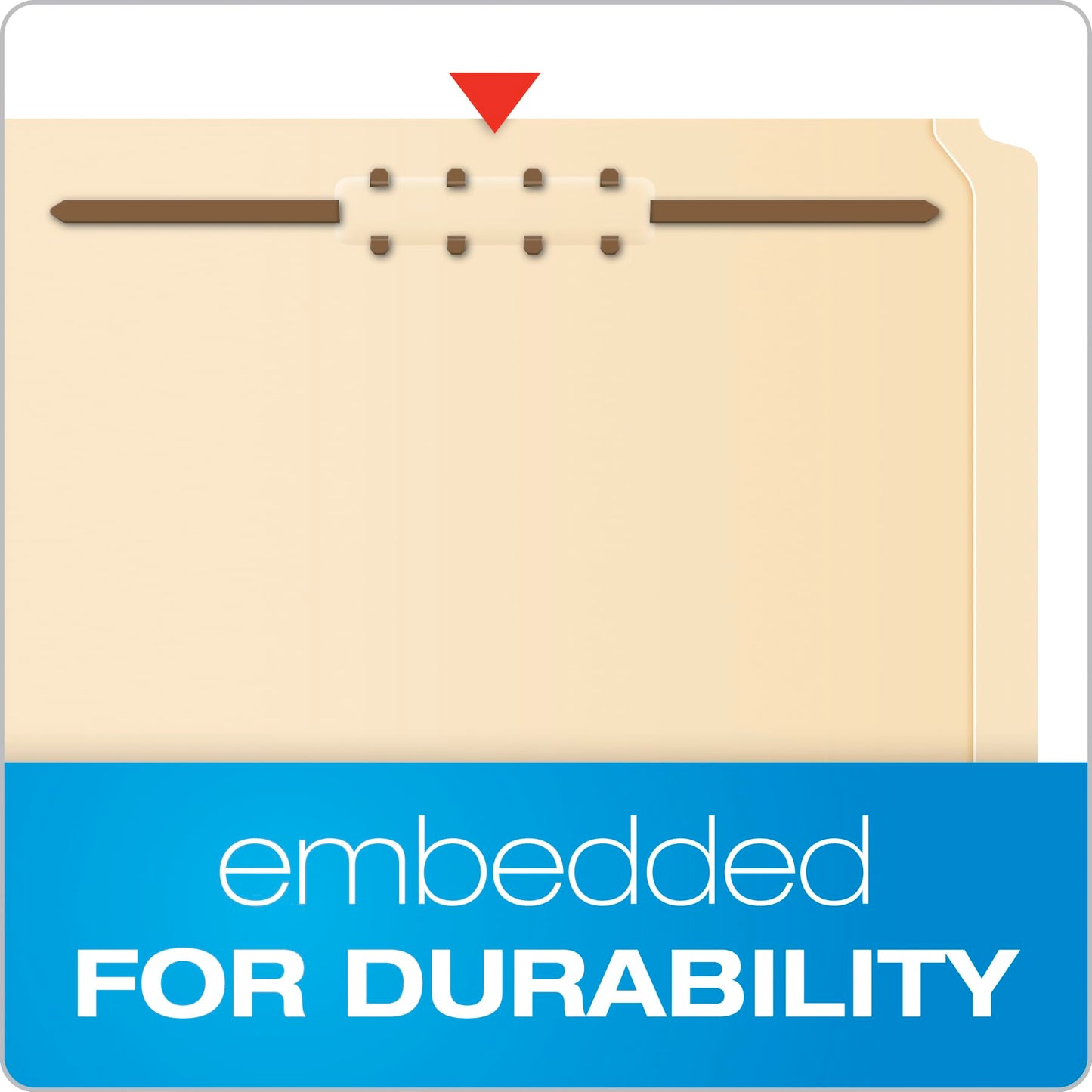Pendaflex MLA 2-Fastener Classification Folders with 1/3-Cut Tabs 50 Pack (FM213)